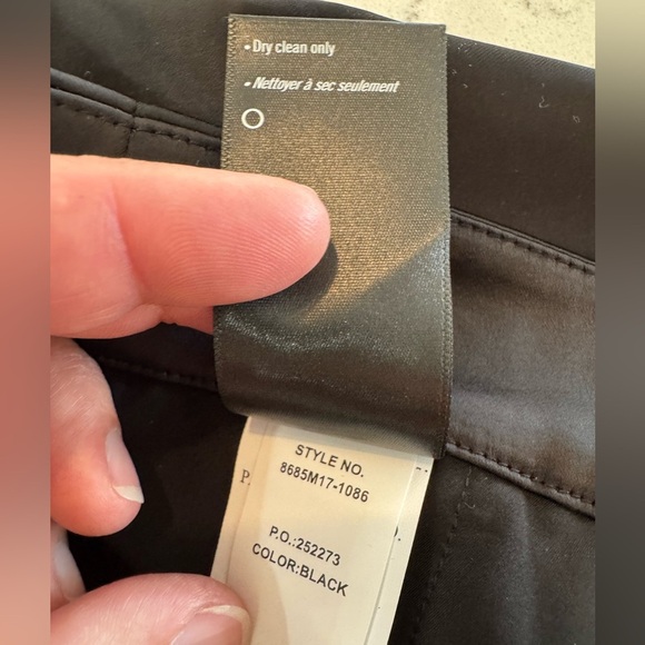 PAIGE Satin cargo pants Black Size 10 Dress Up Holiday Party - Picture 9 of 12